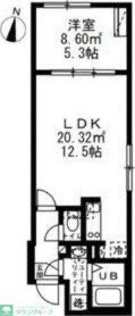 SOLASIAresidence西日暮里の物件間取画像